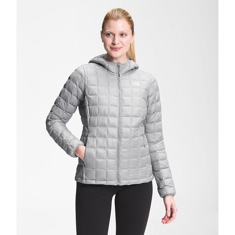 The North Face Thermoball™ Eco Γυναικεια Μπουφάν Με Κουκούλα - Γκρι (ZESY14069)